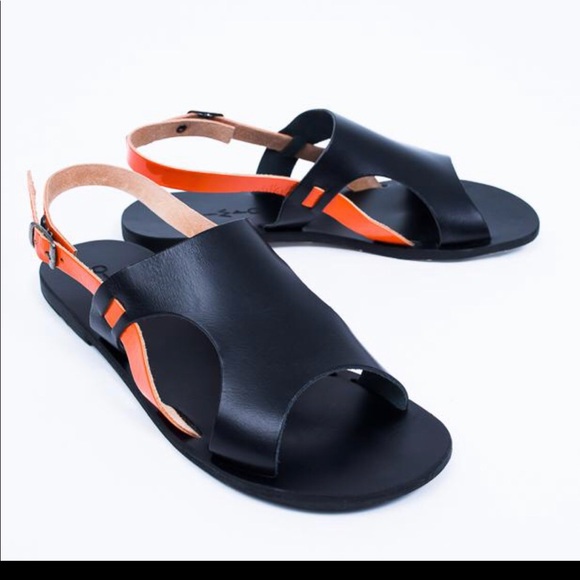 Kimia Orange Sandals - Picture 3 of 6